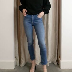 Mother Jeans Women’s Size 31 The Mid Rise Dazzler Ankle Hey Sun USA Stretch